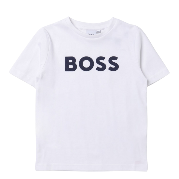 CAMISETA BOSS INFANTIL J25P24 BLANCO
