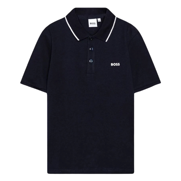 POLO BOSS INFANTIL J25P26 AZUL MARINO