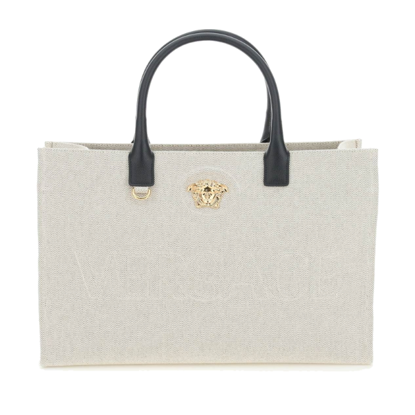 CARTERA VERSACE 1004741 BEIGE/NEGRO