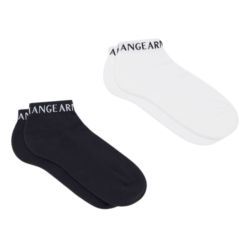 2 MEDIAS ARMANI EXCHANGE 956013CC406 BLANCO/NEGRO