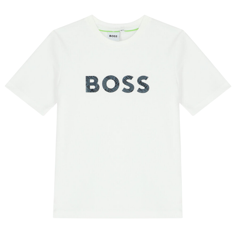 CAMISETA BOSS KIDS J25O20 BLANCO