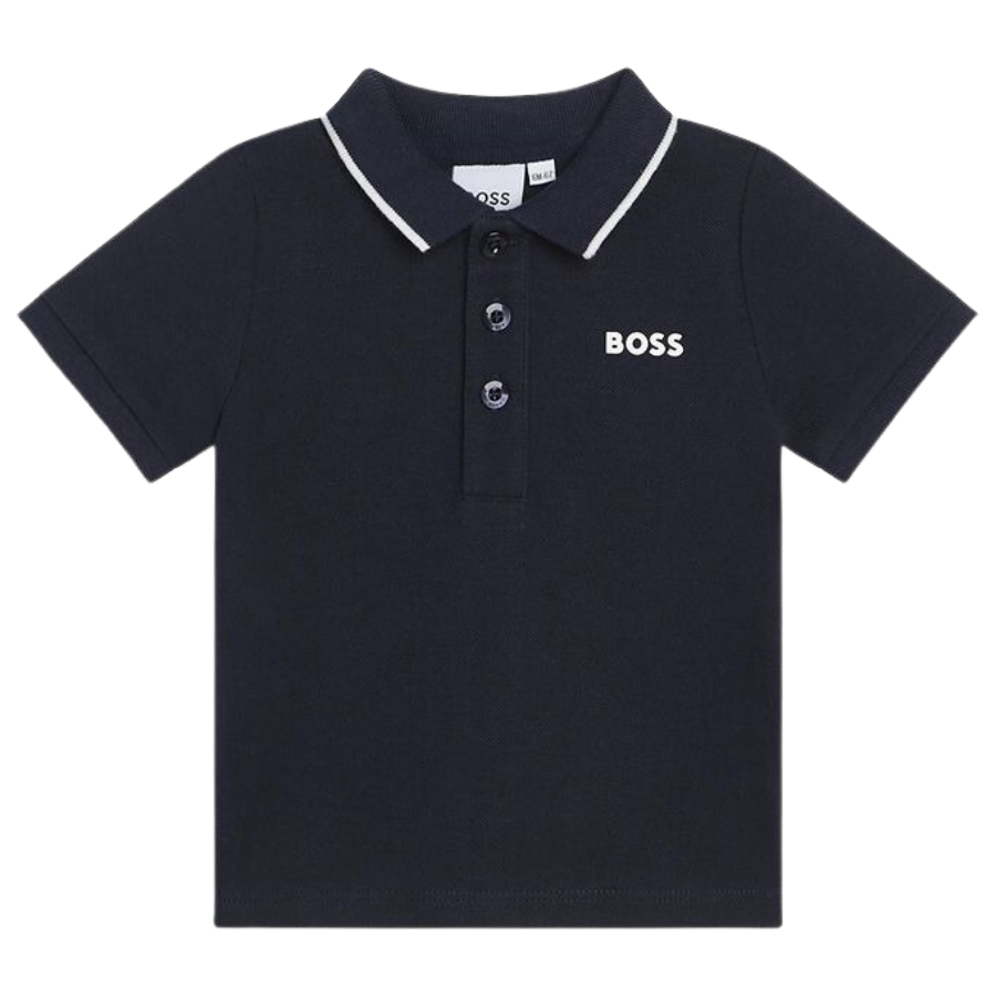 POLO BOSS KIDS J05P13 AZUL MARINO
