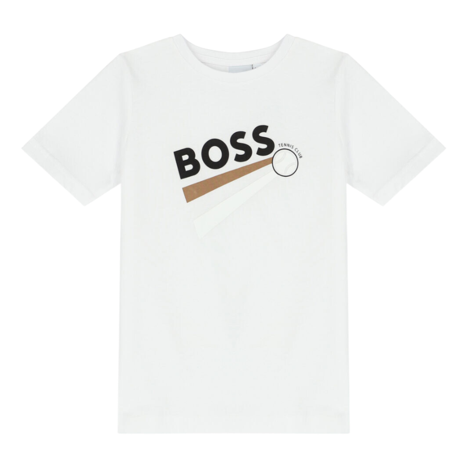 CAMISETA BOSS KIDS J25O08 BLANCO