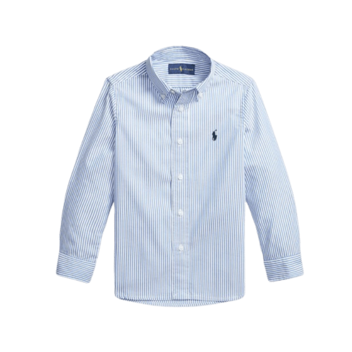 CAMISA RALPH LAUREN KIDS 322819240001 AZUL/BLANCO