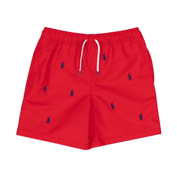 SHORT DE PLAYA RALPH LAUREN 323905561002 ROJO