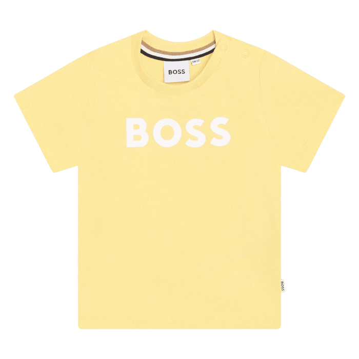 CAMISETA BOSS KIDS J05999 AMARILLO