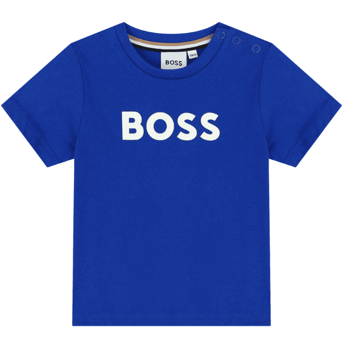 CAMISETA BOSS KIDS J05999 AZUL ROYAL