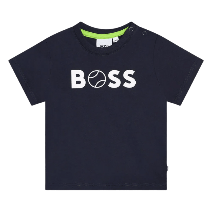 CAMISETA BOSS KIDS J05A01 AZUL MARINO