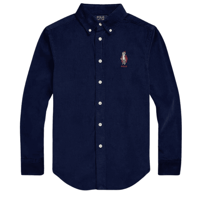 R.LAUREN CAMISA 323878882003 #L *NAVY