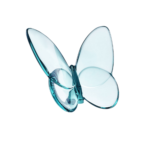 BACCARAT ESCULTURA MARIPOSA #8CM *TURQUE