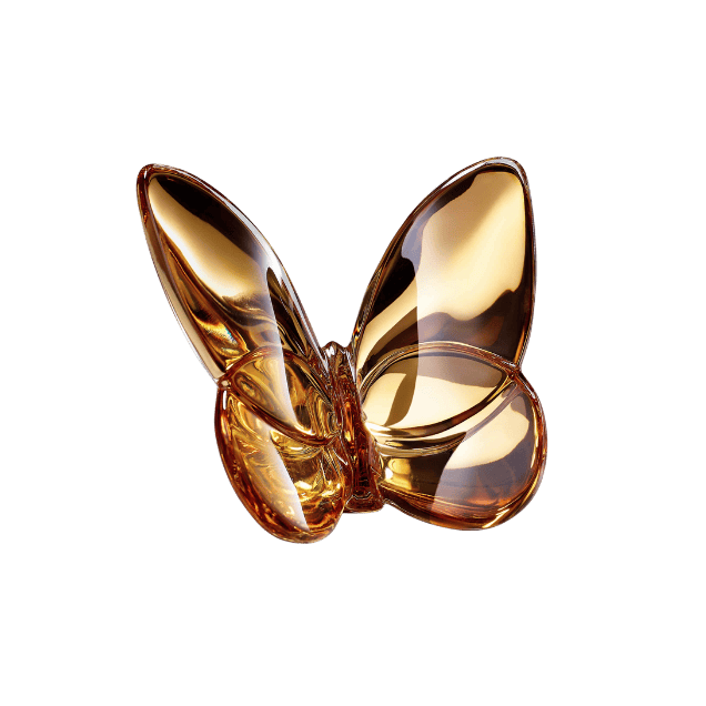 BACCARAT ESCULTURA MARIPOSA #8CM *ORO
