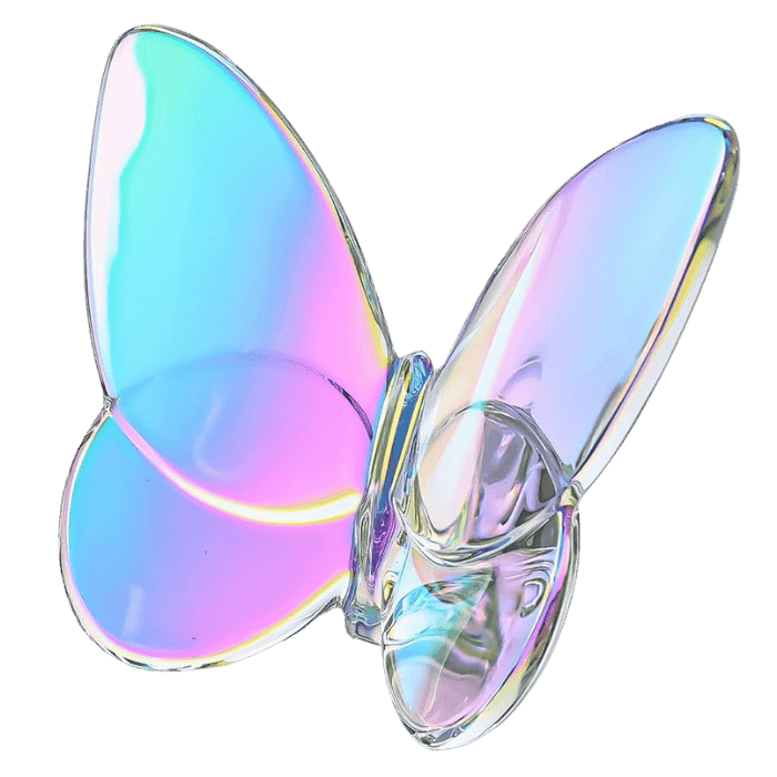 BACCARAT ESCULTURA MARIPOSA #8CM *IRIDES
