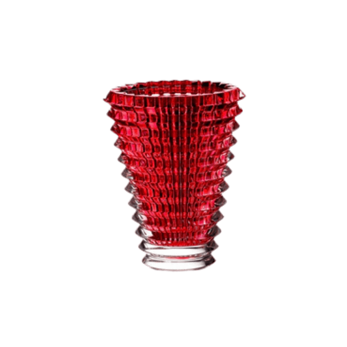 BACCARAT FLORERO EYE #20CM/OVAL *RED