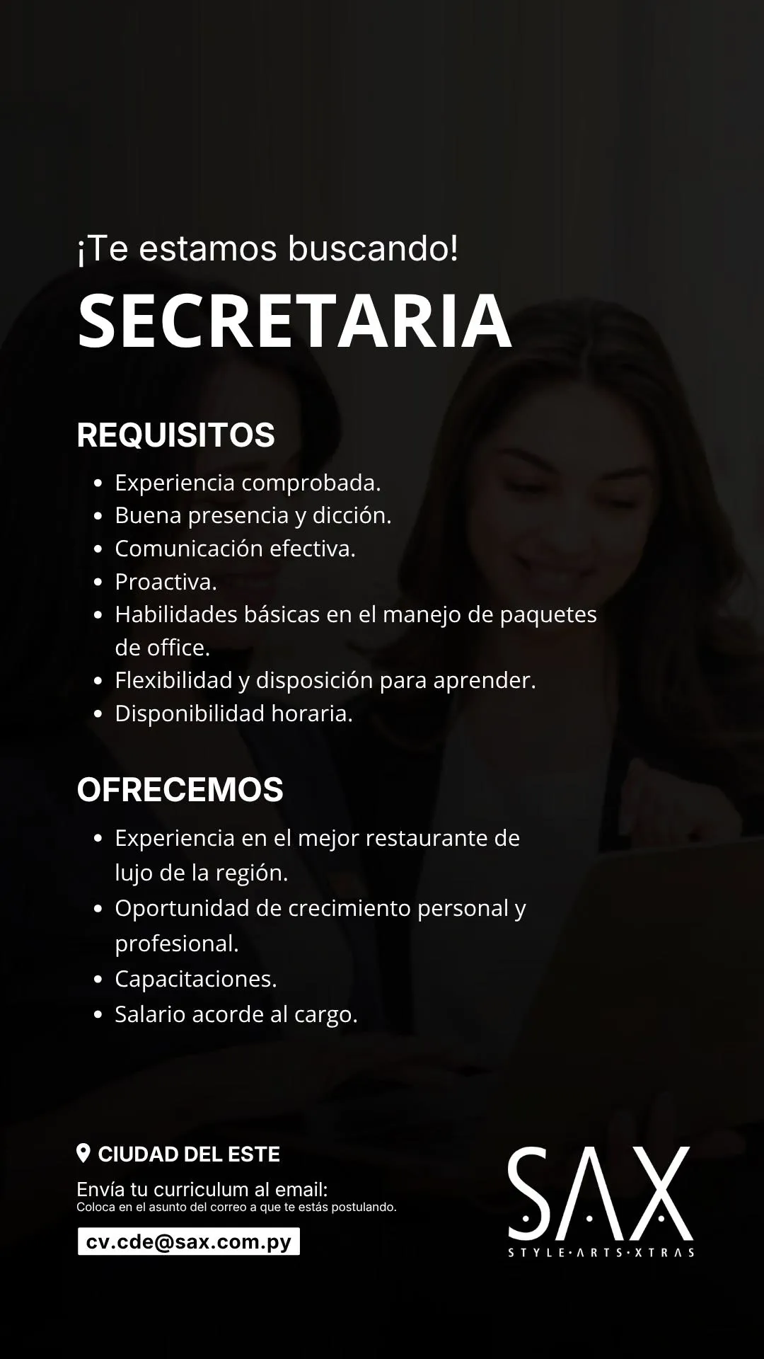 Flyer Trabalhe Conosco