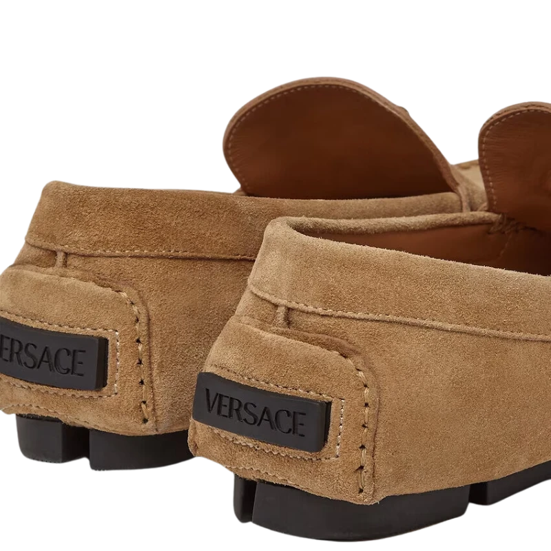 MOCASSIM VERSACE 1003701 CASTANHO CLARO