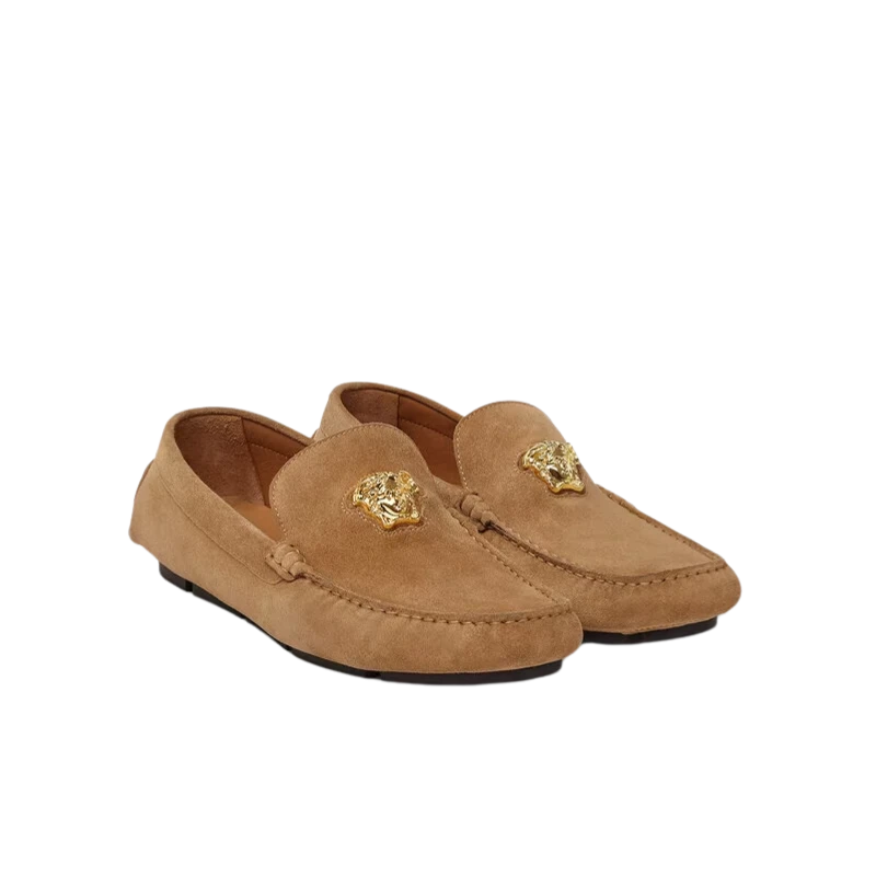 MOCASSIM VERSACE 1003701 CASTANHO CLARO