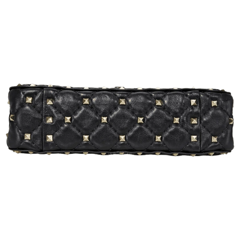 Bolsa de ombro preta Valentino Garavani B0123NAP