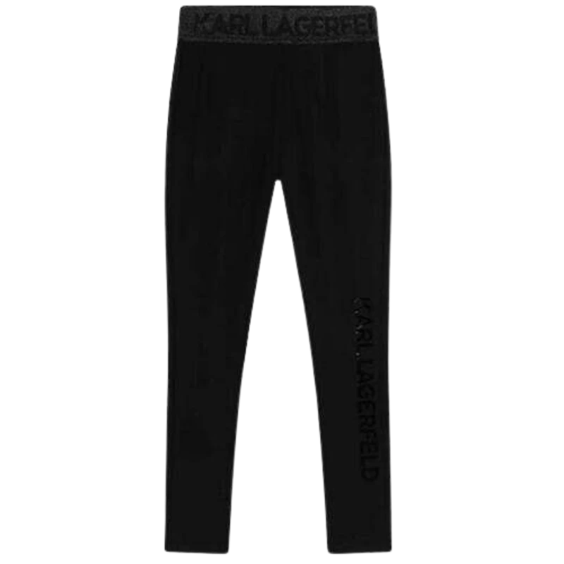 PANTALON KARL LAGERFELD KIDS Z14213 NEGRO