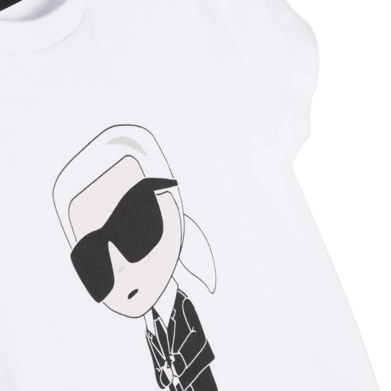 CAMISETA KARL LAGERFELD 230W1700 BLANCO
