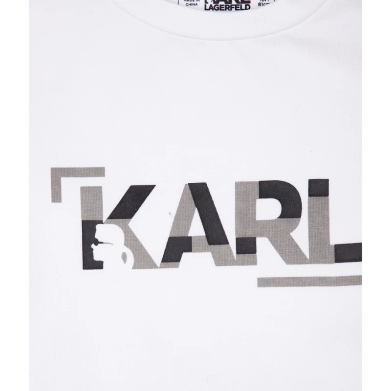CONJUNTO KARL LAGERFELD KIDS Z98130 NEGRO/BLANCO
