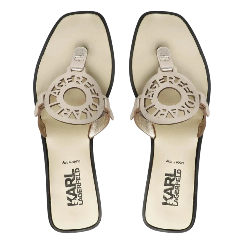 SANDALIA KARL LAGERFELD KL80408M DORADO