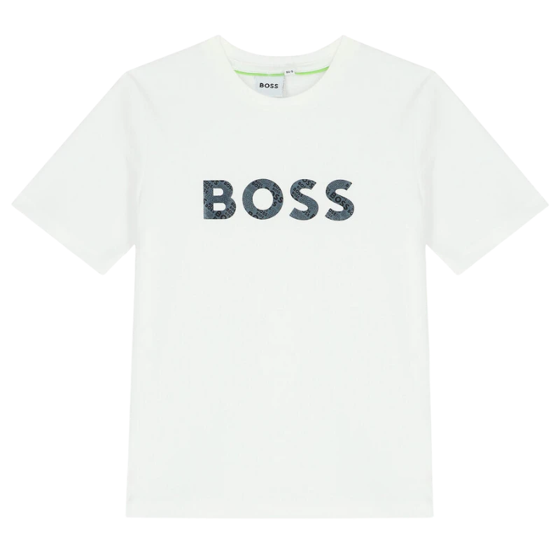 CAMISETA BOSS KIDS J25O20 BLANCO