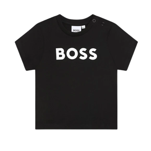 CAMISETA BOSS KIDS J05P12 NEGRO