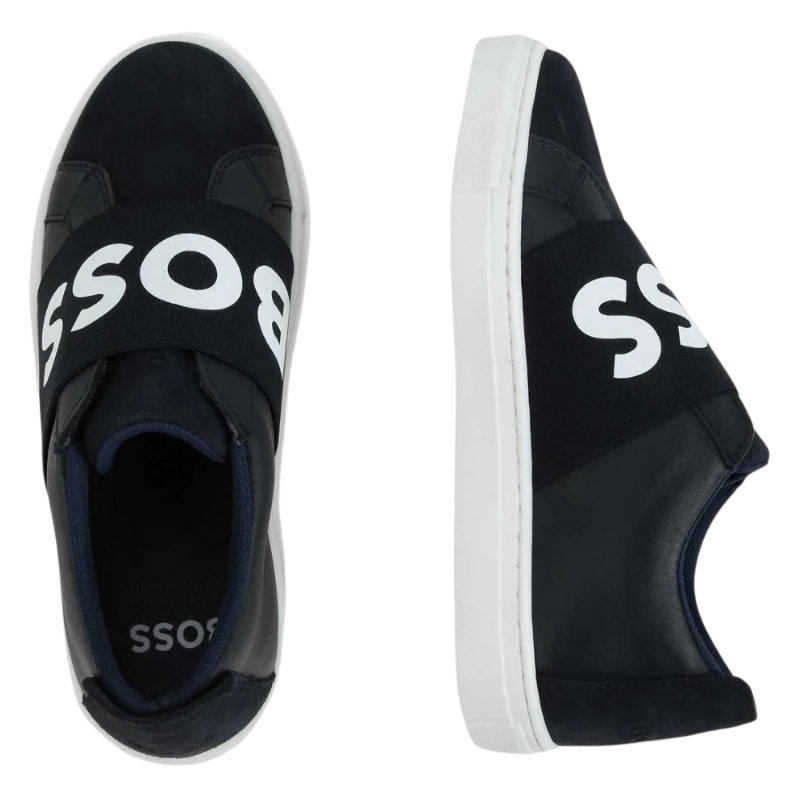 TENIS KIDS BOSS J29348 AZUL MARINO