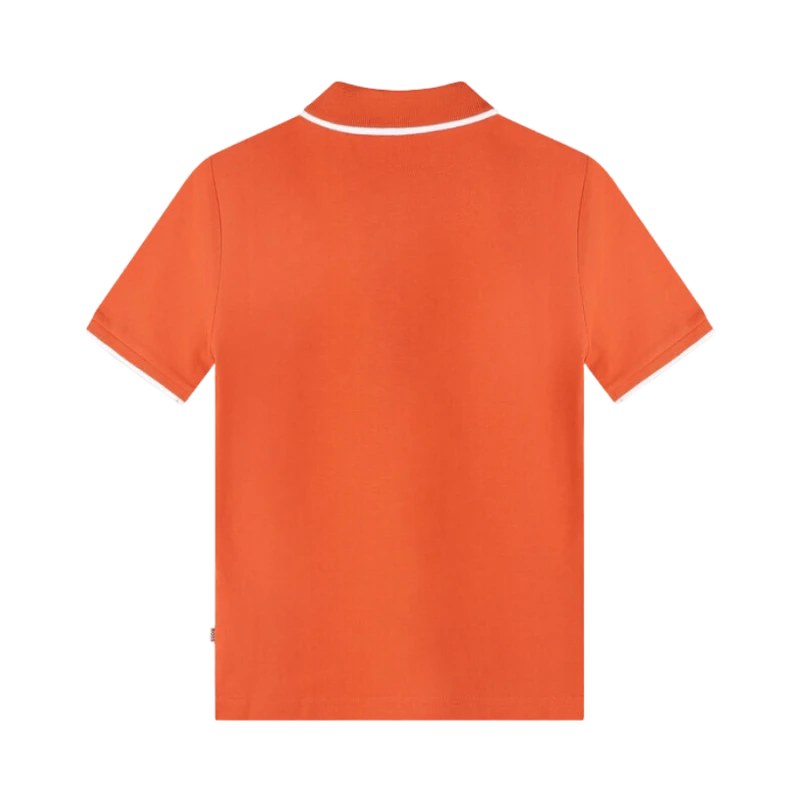 POLO BOSS KIDS J25O89 NARANJA