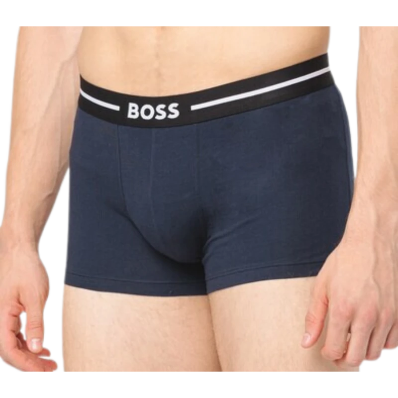 3 BOXER BOSS 50495472 NEGRO/NARANJA/AZUL