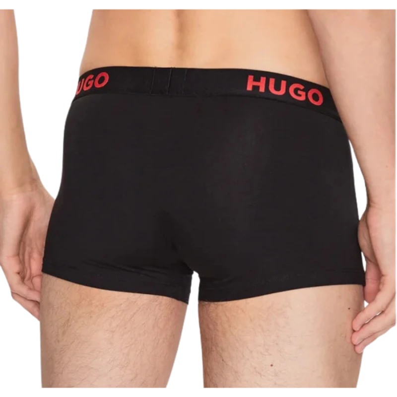 3 BOXER HUGO 50496723 NEGRO
