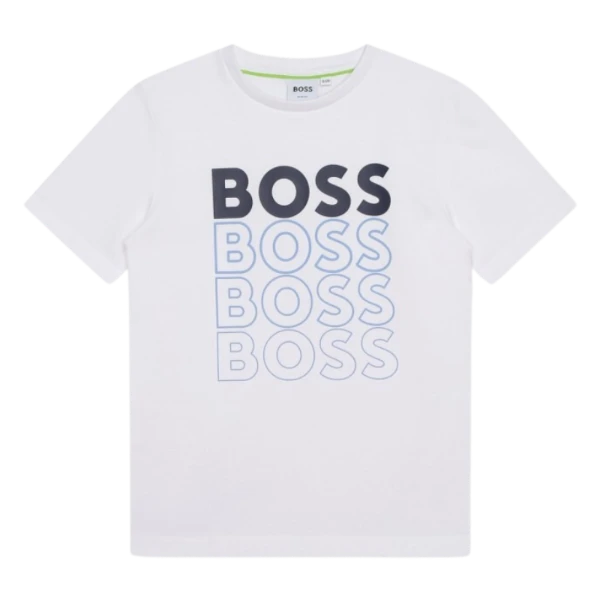 CAMISETA BOSS INFANTIL J25O05 BLANCO