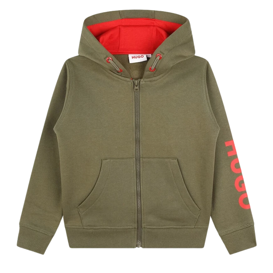 CHAQUETA HUGO KIDS G25158 VERDE