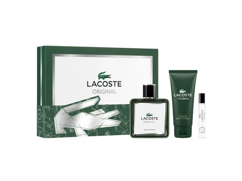 LACOSTE ORIGINAL KIT 100ML EAU DE PARFUM+7.5ML+SHOWER GEL