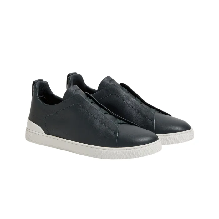 ZEGNA TENIS VERDE OSCURO