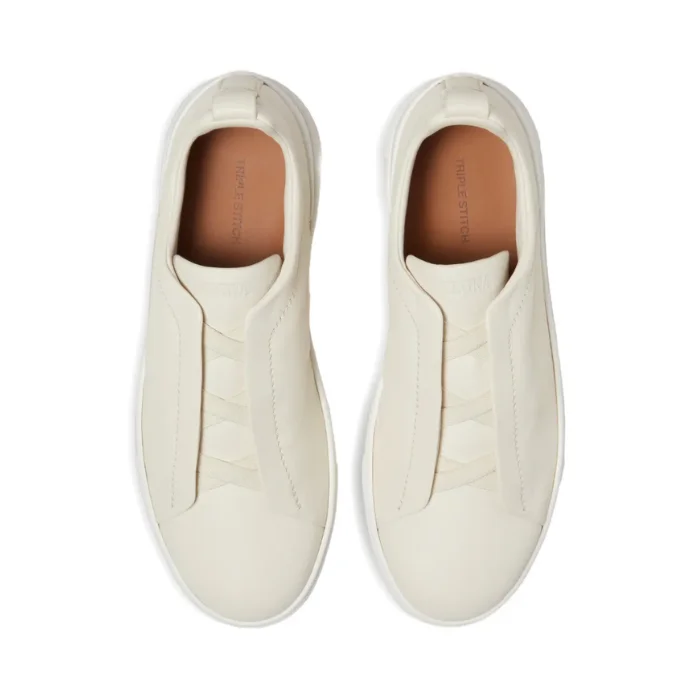 ZEGNA TENIS CREMA