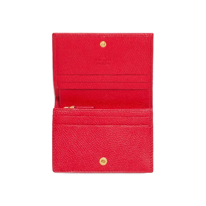 VALENTINO CARTEIRA VLOGO SIGNATURE DE COURO GRANEADO P0AJ3SNP