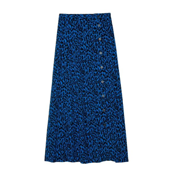MOLETOM ZADIG & VOLTAIRE WWSK00327 AZUL/PRETO