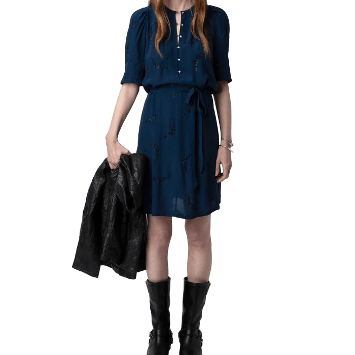 VESTIDO ZADIG & VOLTAIRE WWDR01386 SUBTERRÂNEO