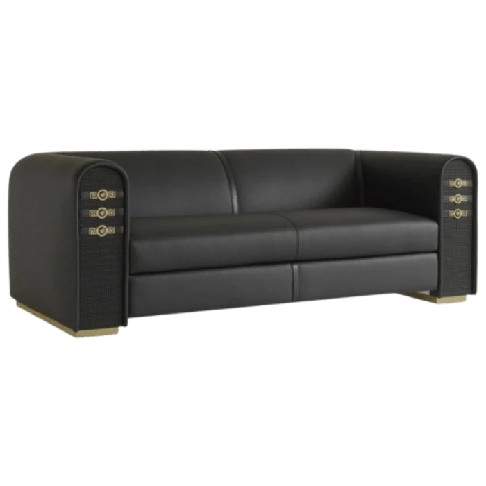 SOFÁ V.HOME VERSACE SIGNATURE #U *PRETO