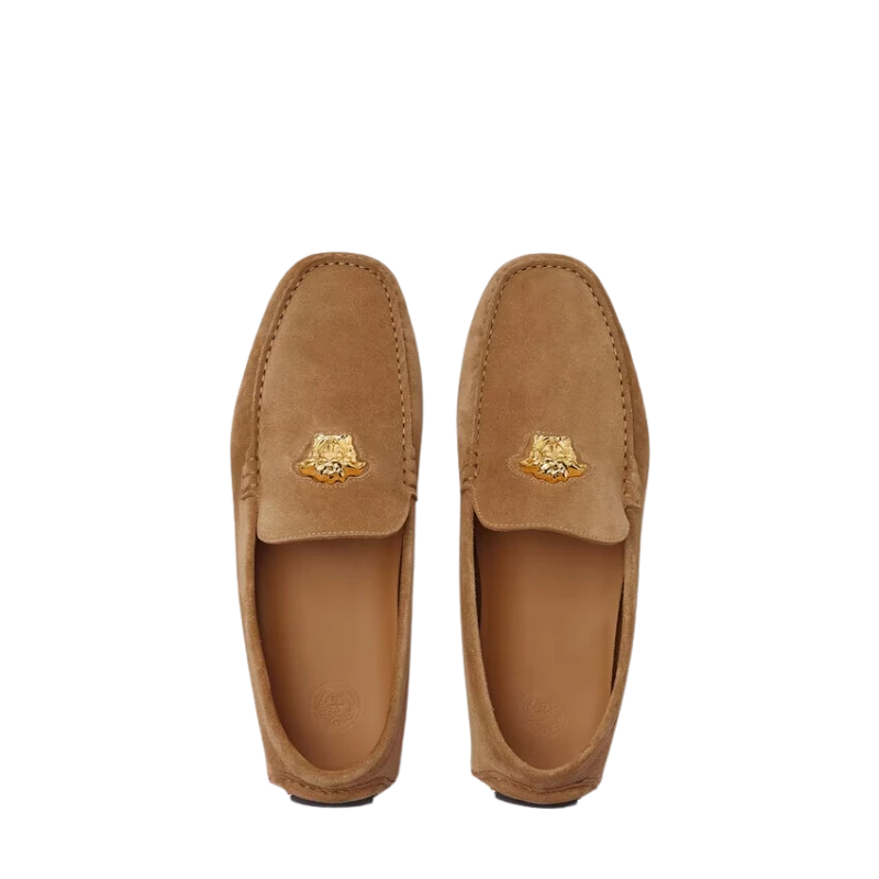 MOCASSIM VERSACE 1003701 CASTANHO CLARO