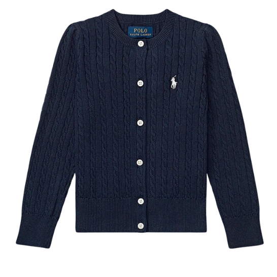 R.LAUREN CARDIGAN 312543047011 #2 *NAVY