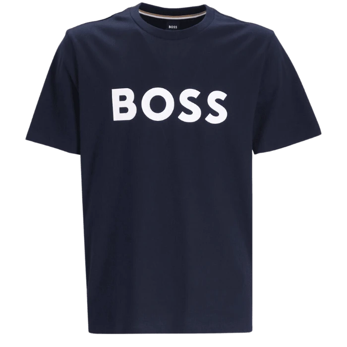 CAMISETA BOSS TIBURT 50495742 AZUL OSCURO