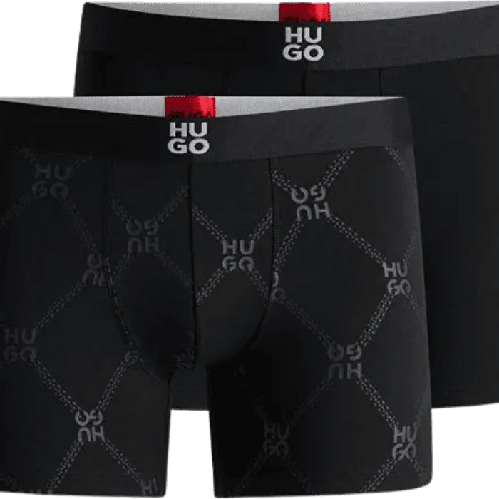 SET 2 BOXER HUGO 50524746 NEGRO