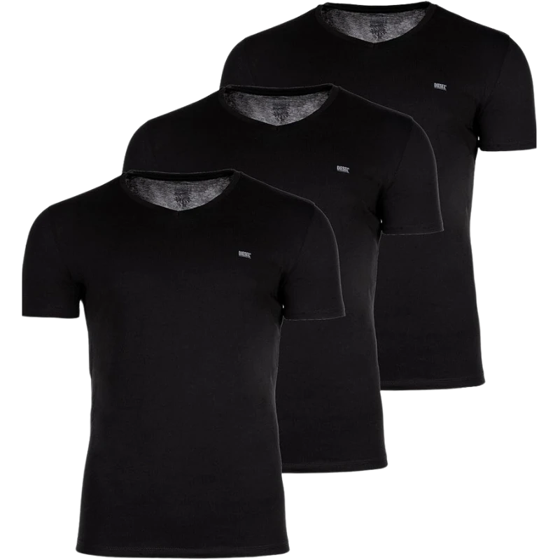 3 CAMISETAS UMTEE-MICHA DIESEL NEGRO