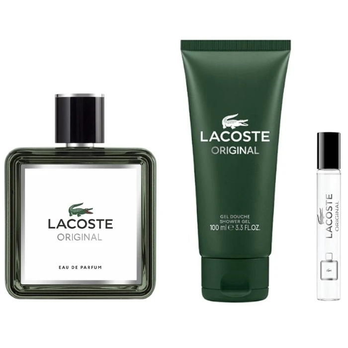LACOSTE ORIGINAL KIT 100ML EAU DE PARFUM+7.5ML+SHOWER GEL
