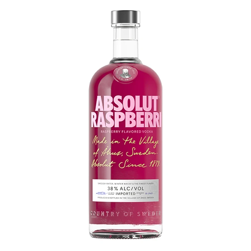 ABSOLUT VODKA 40% #1LT *RASPBERRY