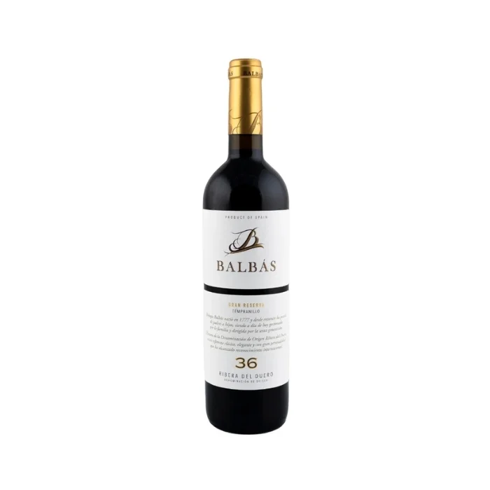 BALBAS 36 VINO 2016 GRAN RES *TINTO