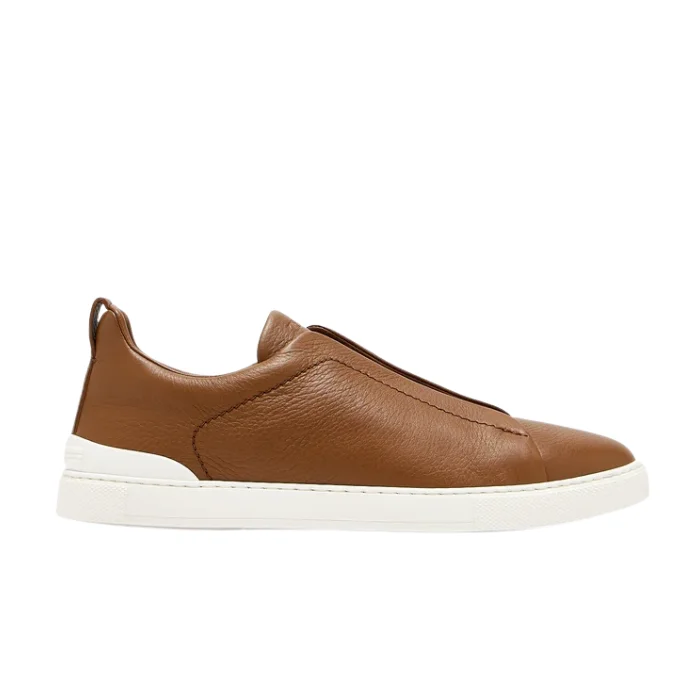 ZEGNA TENIS MARRON