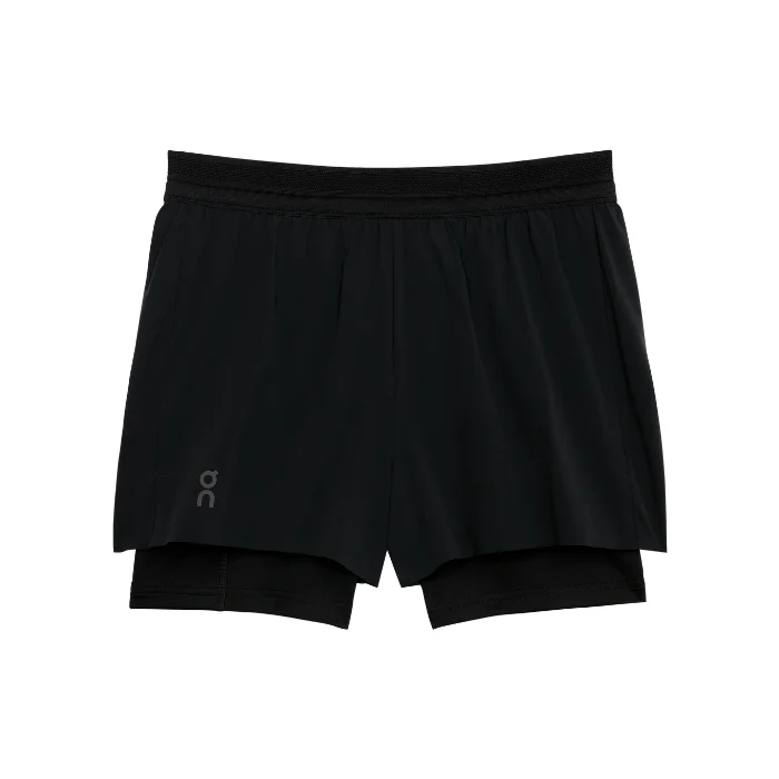 ON SHORTS FEMININO PERFORMANCE 2/1 3" - PRETO